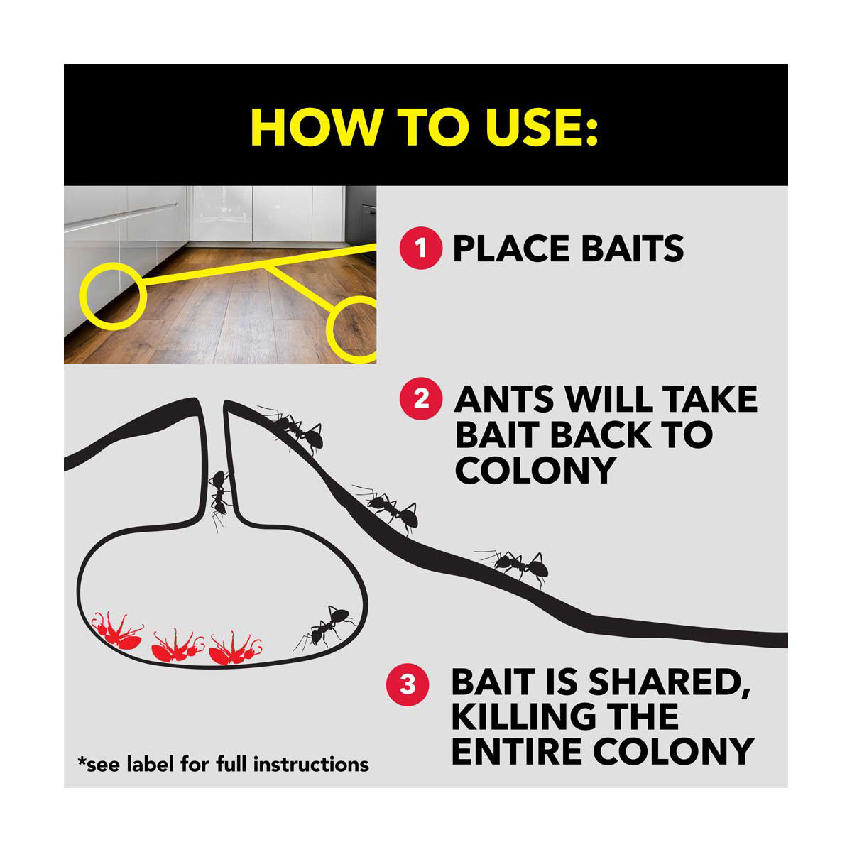 Raid Ant Baits III, 4 ct