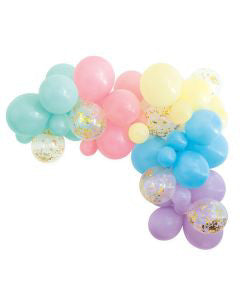 321 Party! Pastel Balloon Arch Kit, 40 pc
