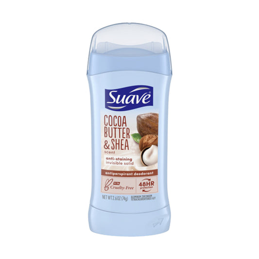Suave Antiperspirant Deodorant, Cocoa Shea, 2.6 oz