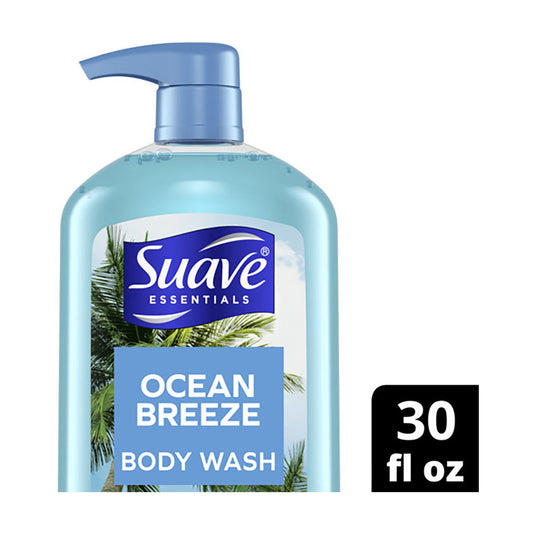 Suave Essentials Body Wash, Ocean Breeze, 30 fl oz