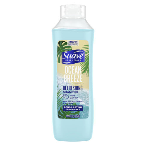 Suave Essentials Ocean Breeze Refreshing Shampoo, 22.5 fl oz