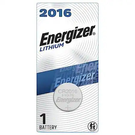 2016 Batteries (1 Pack), 3V Lithium Coin Batteries