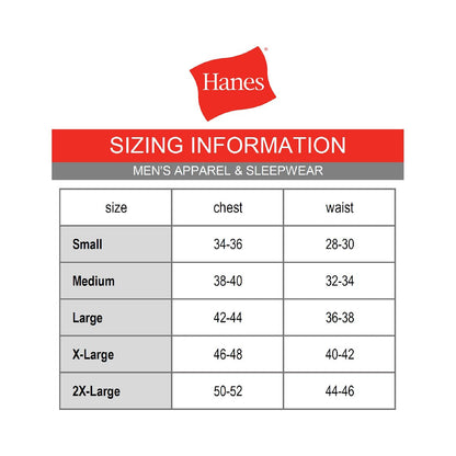 Hanes Men's Short Sleeve Tee - Black, 2X