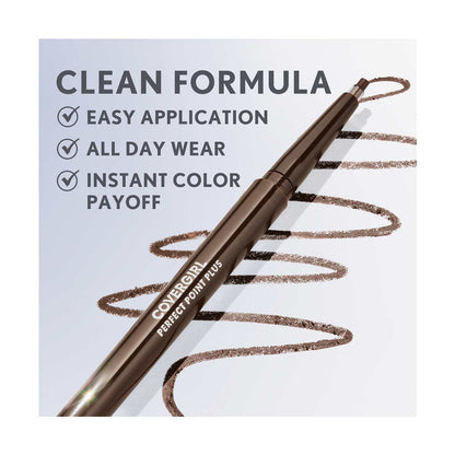 CoverGirl Perfect Point Plus Eye Pencil, 205 Charcoal, 0.008 oz