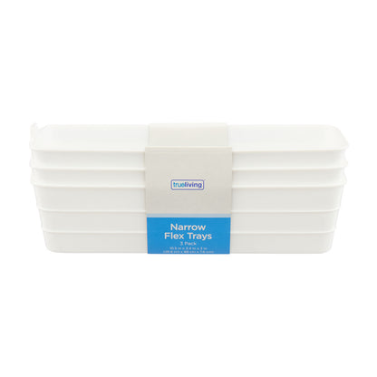 Trueliving Narrow Trays, 3 Pack