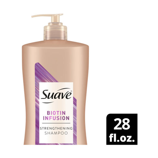 Suave Biotin Infusion Strengthening Shampoo, 28 fl oz