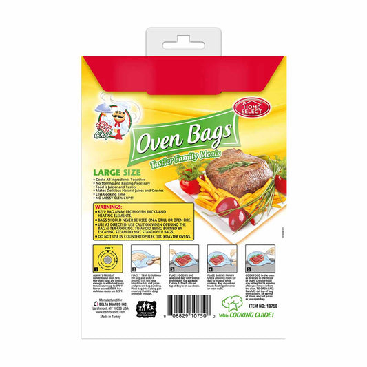 Home Select Oven Bags, Large, 6 ct