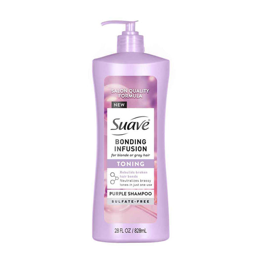 Suave Bonding Infusion Toning Purple Shampoo, 28 fl oz
