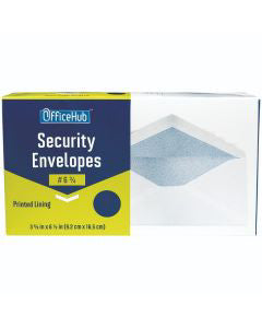 Office Hub Security Envelopes, 80 ct