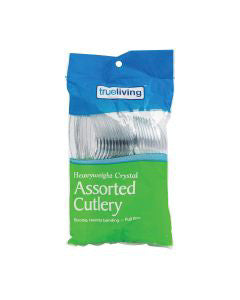 True Living Assorted Cutlery, 28 ct