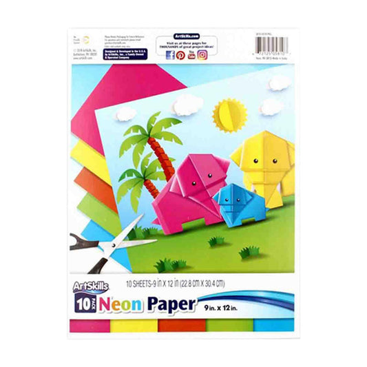 ArtSkills Neon Construction Paper, 10 ct