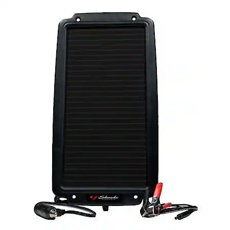 2.4W Solar Battery Maintainer Battery Charger: 1/2A, 12V