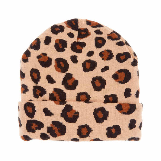 Classic Printed Beanie with Cuff