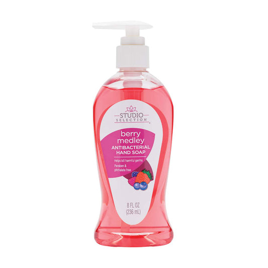 Studio Selection Antibacterial Hand Soap, Berry Medley, 8 fl oz
