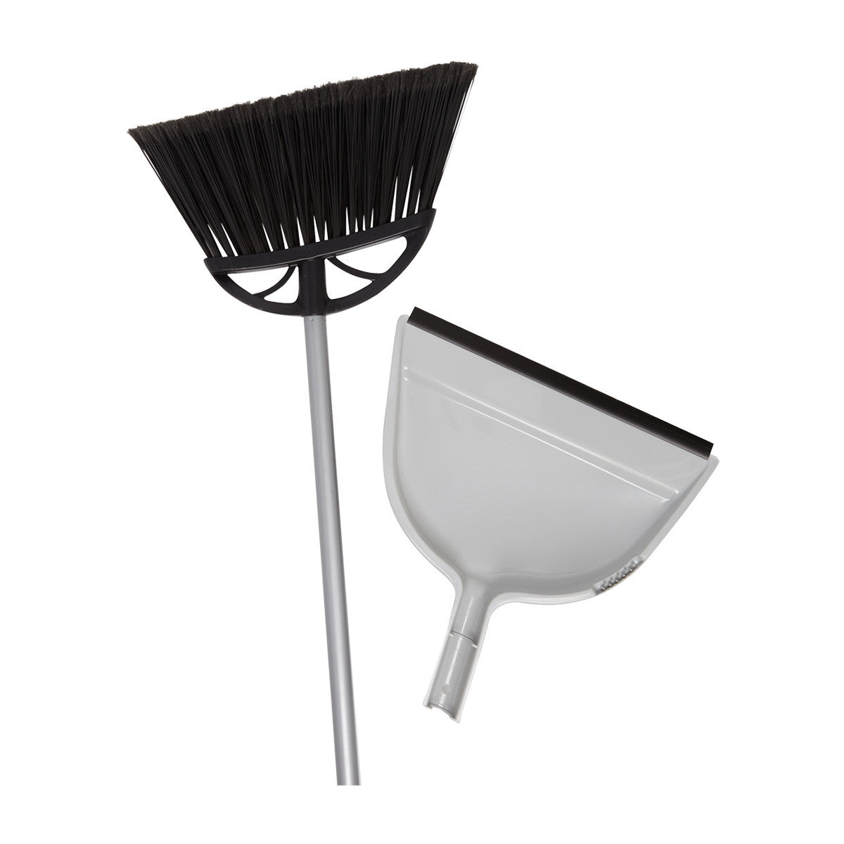 True Living Angle Broom & Dustpan Set