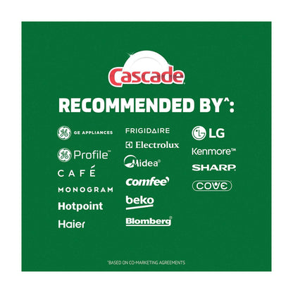 Cascade Platinum Plus ActionPacs Dishwasher Detergent, Fresh Scent, 62 ct