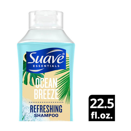 Suave Essentials Ocean Breeze Refreshing Shampoo, 22.5 fl oz