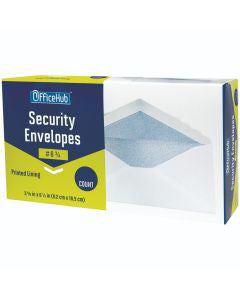 Office Hub Security Envelopes, 80 ct