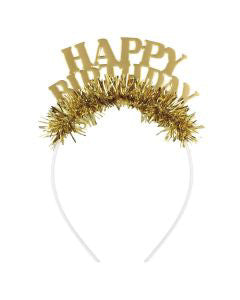 321 Party! Foil Happy Birthday Party Headbands, Assorted, 6 ct