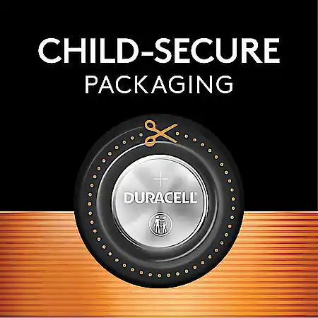 2032 Lithium Coin Battery: Bitter Coating Discourages Swallowing, 1 Pack