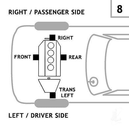 Torque Strut Motor Mount: Right, 1 Piece