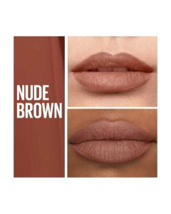 Maybelline Color Sensational Liquid Matte Lipstick Nude Brown