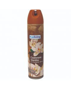True Living Aerosol Spray, Cashmere Vanilla, 8 oz