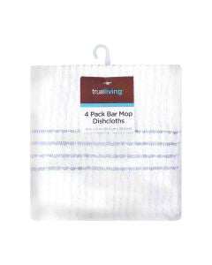 True Living Bar Mop Dishcloth, 4 ct