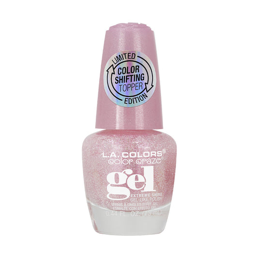 L.A. Colors Color Craze Color Shifting Topper Gel-Like Nail Polish, Sunray - 0.44 fl oz