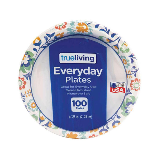 TrueLiving Everyday Plates 8in 100 ct