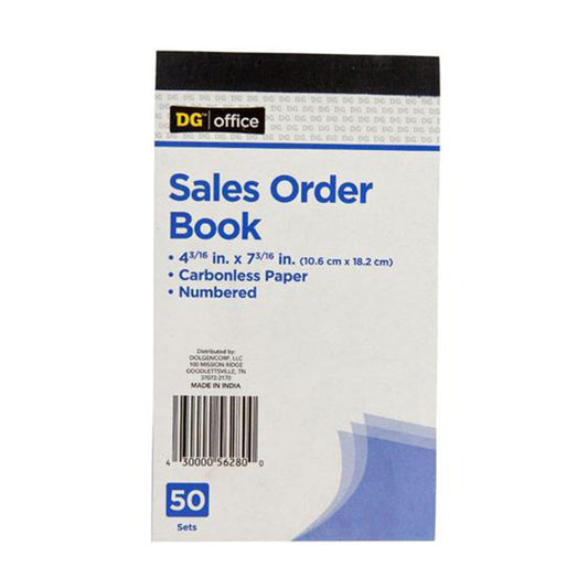 OfficeHub Sales Order Book, Carbonless Paper, Numbered, 50 ct
