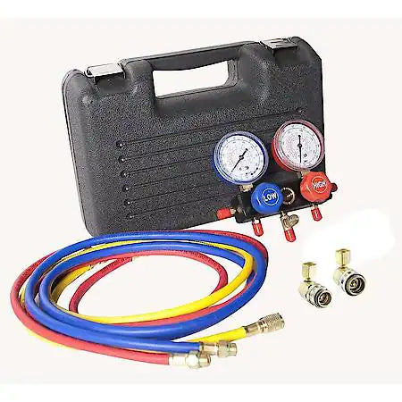 R134A Aluminum Manifold With Case