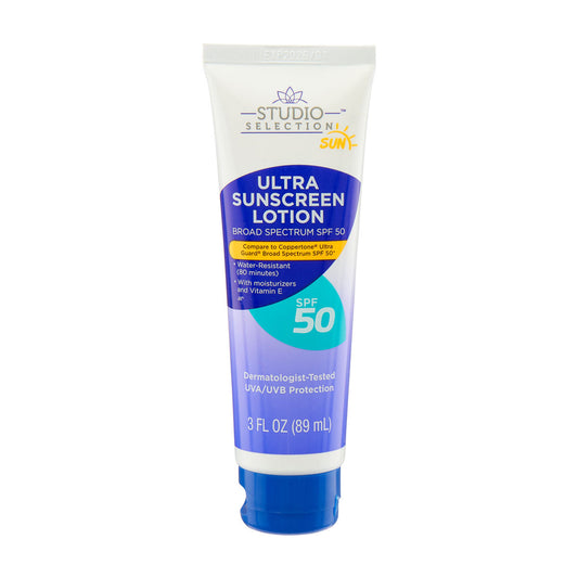 Studio Selection Ultra Sunscreen Lotion SPF 50, 3 fl oz