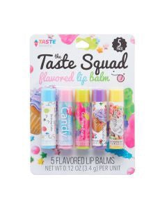 Taste Beauty The Taste Squad Flavored Lip Balm, 5 Count
