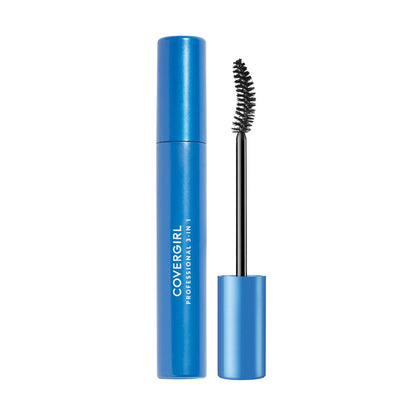 CoverGirl Professional 3-in-1 Mascara, 200 Very Black, 0.44 fl oz