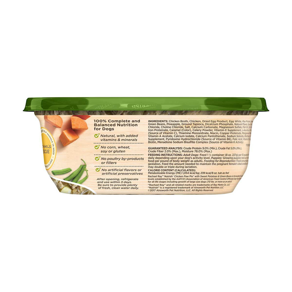Rachael Ray Nutrish Chicken Paw Pie Wet Dog Food, 8 oz