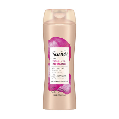 Suave Rose Oil Infusion Volumizing Shampoo, 12.6 fl oz