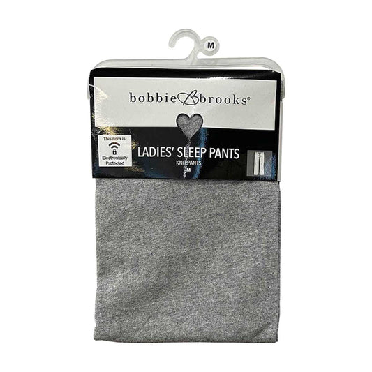 Bobbie Brooks Ladies' Knit Sleep Pants, Gray, Extra Large