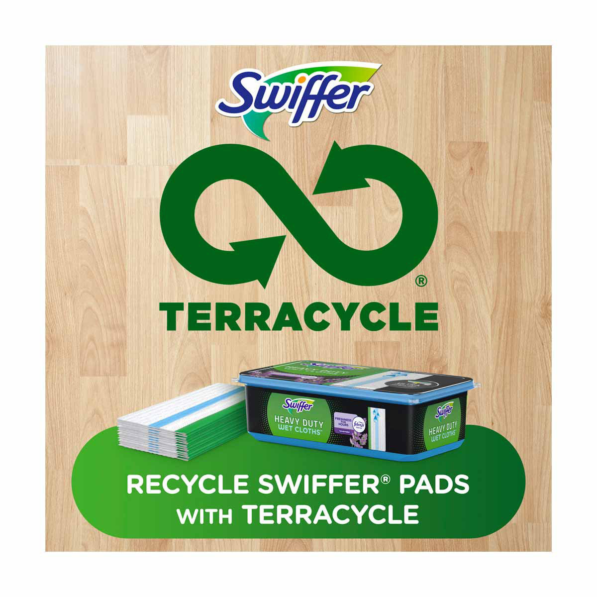 Swiffer Sweeper Heavy Duty Wet Mopping Cloths, Lavender Scent, 20 ct