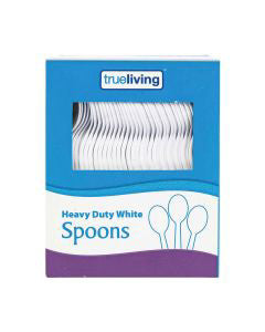 True Living White Spoons, 140 ct