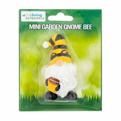 Trueliving Outdoors Mini Garden Gnome Bee, Assorted