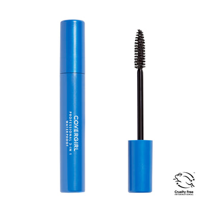 CoverGirl Professional 3-in-1 Waterproof Mascara, 225 Very Black, 0.44 fl oz