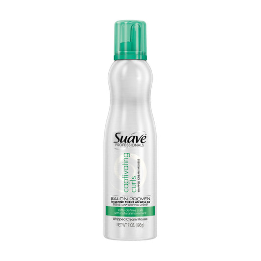 Suave Essentials Captivating Curls Whipped Mousse, 7 oz