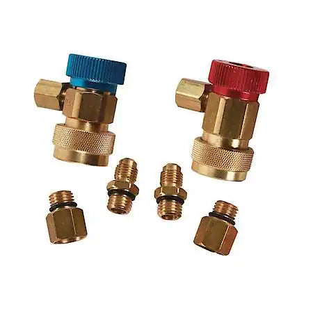R134A to R1234YF 6 pc. Conversion Kit with Manual Coupler