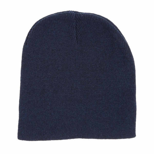 Classic Solid Beanie, Navy