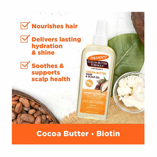 Palmer’s Cocoa Butter Formula with Vitamin E Hair & Scalp Oil, 5.1 fl oz