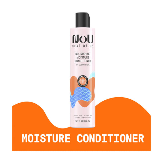NOU Next of Us Nourishing Moisture Conditioner with Coconut Oil, 10.1 fl oz