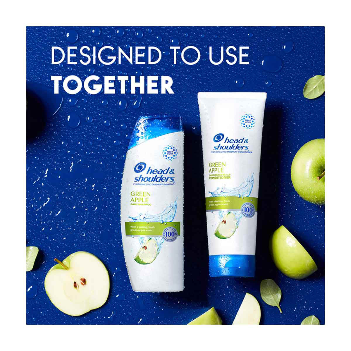 Head & Shoulders Green Apple Dandruff Shampoo, 20.7 fl oz