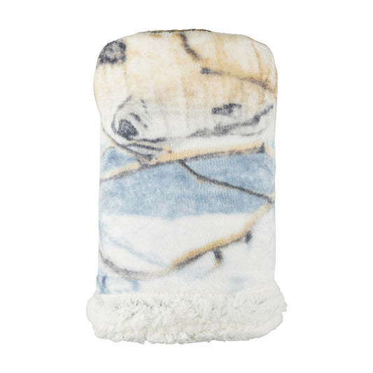 Rachelle Wildlife Themed Sherpa Throw, Assorted