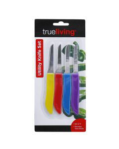 True Living 4 Pack Utility Knife